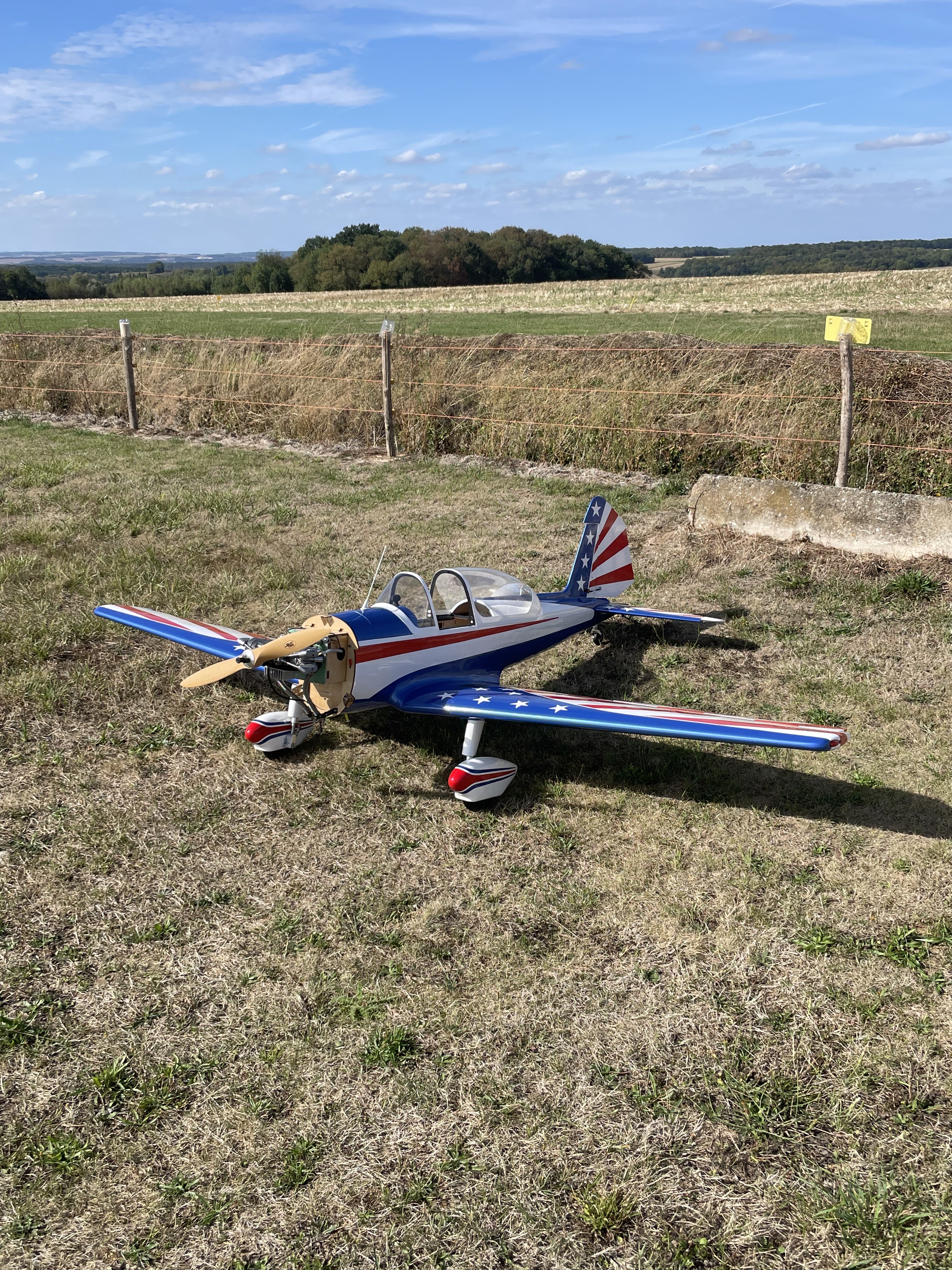 Le super Chipmunk ( semi maquette  en bois )